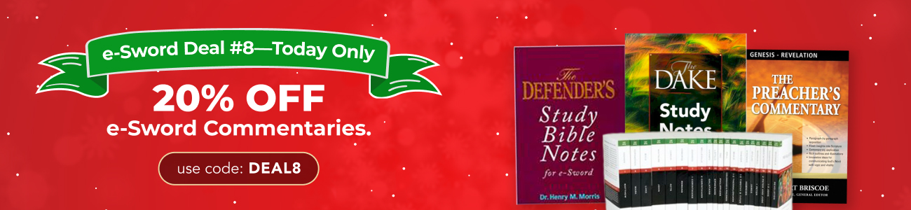 12 e-Sword Deals of Christmas - Day 8